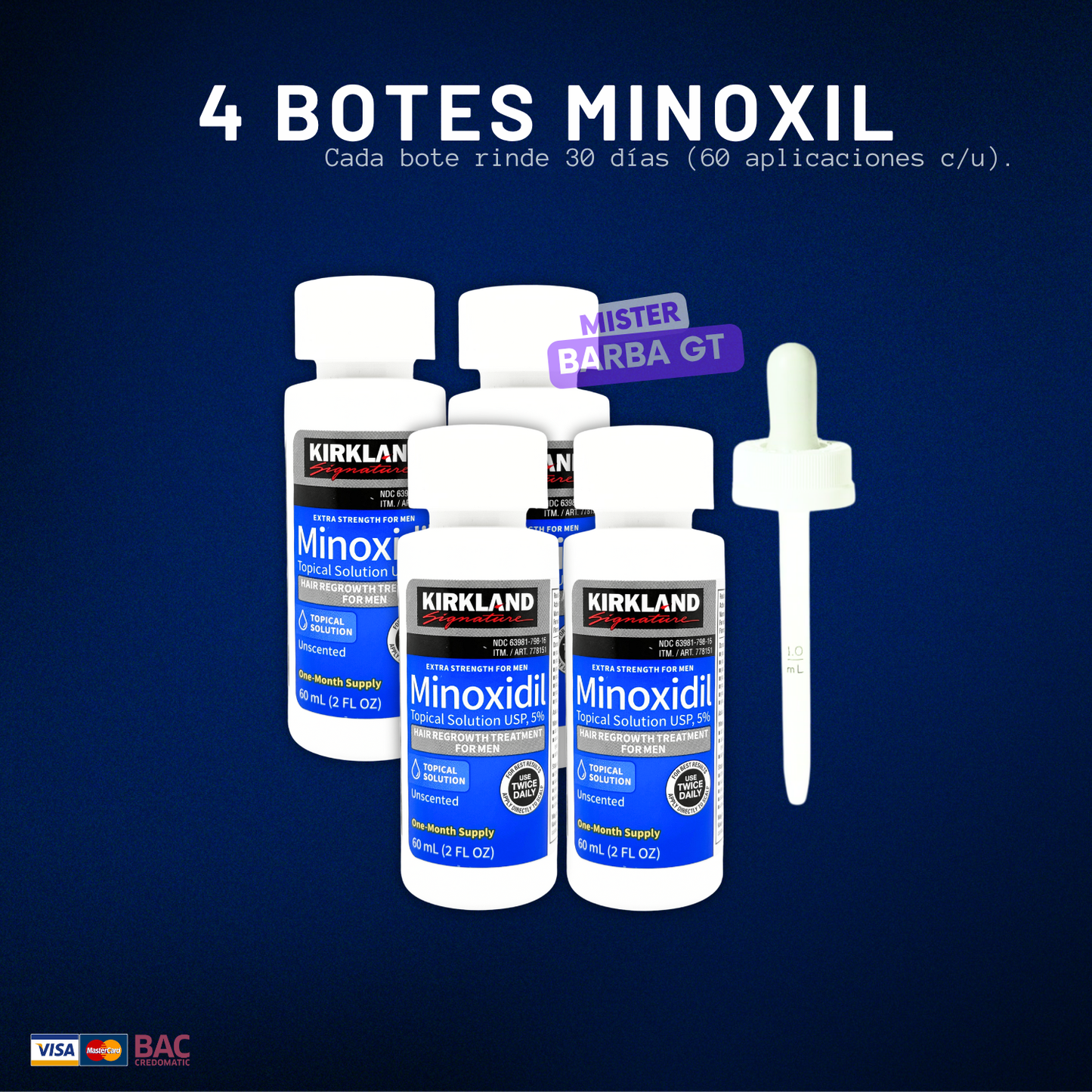 4 MINOXIDIL KIRKLAND 5%