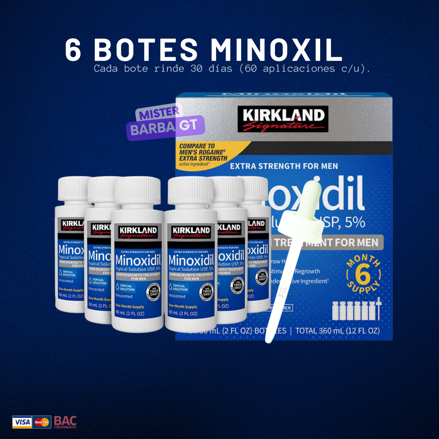 6 MINOXIDIL KIRKLAND 5%