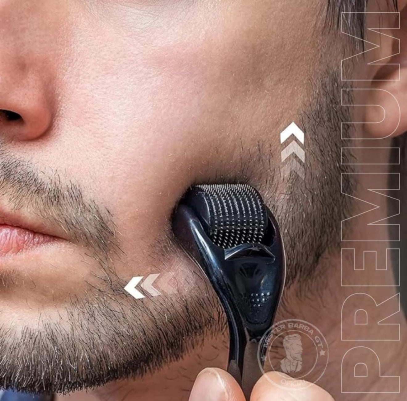 DERMAROLLER BLACK PREMIUM 0.25mm