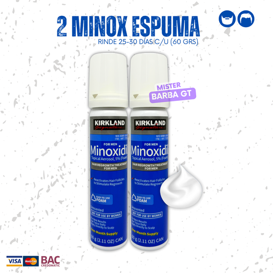 2 MINOX ESPUMA 5% KIRKLAND