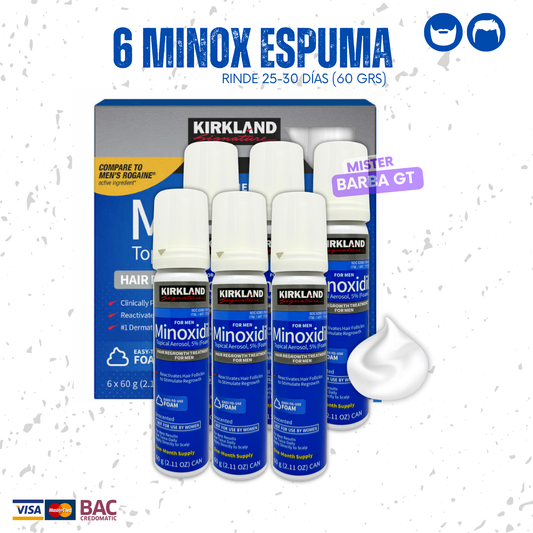 6 MINOX ESPUMA 5% KIRKLAND